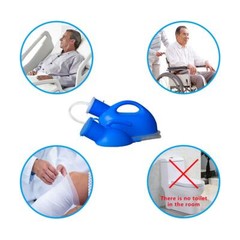 Men’s Urinal with Hand-held Portable Urine Cup 2000 ml Large Capacity Male ur…