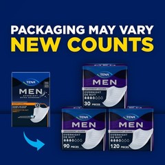 TENA Incontinence Guards, Overnight Absorbency & Advanced 90 Count, White