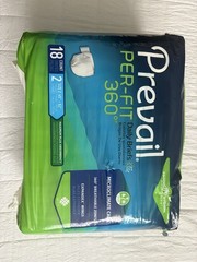 Prevail Per-Fit 360 Daily Briefs Size 2 45-62″ Maximum Plus Absorbency 18 Count