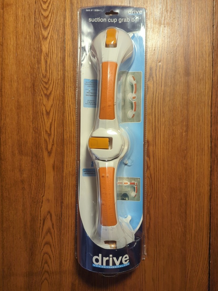NEW Drive Medical 13084-1 16.5″ Adjustable Angle Rotating Suction Cup Grab Bar
