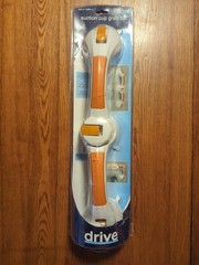 NEW Drive Medical 13084-1 16.5″ Adjustable Angle Rotating Suction Cup Grab Bar