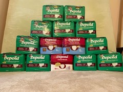 VINTAGE DEPEND (90’s) – Fitted Maximum Protection Adult Diapers (L) New In Bag