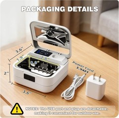 Hearing Aid Dryer Dehumidifier, Automatic Shut-Off Dryer Box Drying Box T03-26