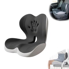 Truck Seat Cushion Ergonomic Memory Foam with Lumbar Support – Orthopedic Car Se