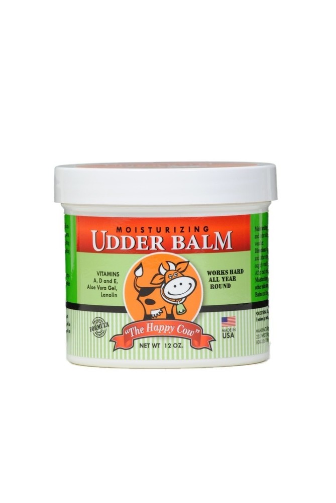 The Happy Cow Moisturizing Udder Balm – 12 Ounce Jar
