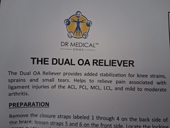 Dr Medical DRMS Dual OA Reliever Hinged Knee Brace Left Small KB0104-147L-01