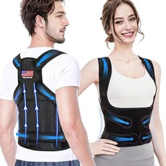 Adjustable Posture Corrector Back Brace for Pain Relief – Lumbar Support, Breath
