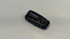 Cochlear Mini Microphone 2+ charging cable and box not included.