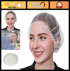 Disposable Honeycomb Nylon Hair Nets – Breathable 1,000 Count | Multiple Colors