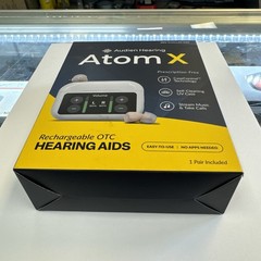 BRAND NEW Audien Hearing ATOM X – Rechargeable OTC Hearing Aids – Latest Model