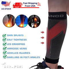 Compression Calf Sleeve Sports Running Leg Foot Support Brace Shin Sports Sock