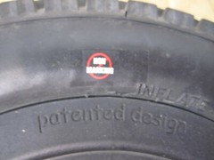 (2) 2.25×12 QUICKIE IRIS Power Express Wheel 1/2″ axle, Flat Free – EXCELLENT