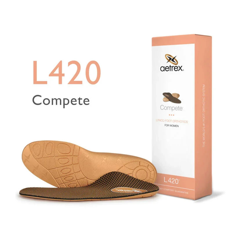 Aetrex Lynco L420 Women’s Orthotic Insoles – Posted Arch Support & Comfort