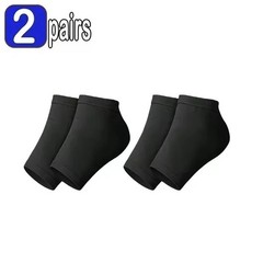 2PCS Gel Moisturizing Heel Socks Spa Sock For Foot Care Gel Heel Socks For Dry
