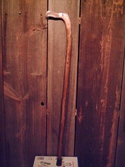 walking stick cane Antler handle MAPLE wood shaft very stiff CUSTOM MADE IN USA