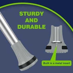 Heavy Duty Rubber Crutch Tips 7/8″ – Anti-Slip Thickened Feet Caps for Seniors (