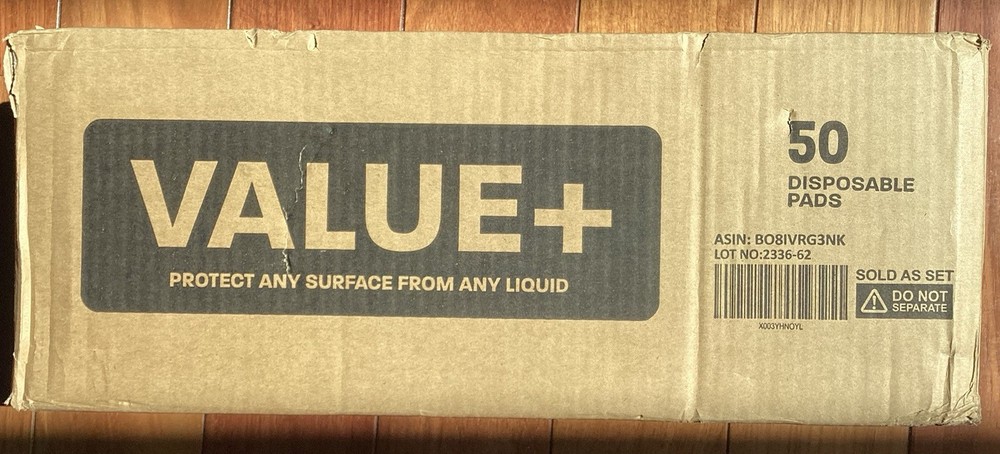 Value+ Disposable Pads 23 x 36, Quantity (50/Pack)