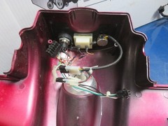 Pride MAXIMA Mobility Scooter Front Upper Tiller Headlight/ Dashboard RED #6093