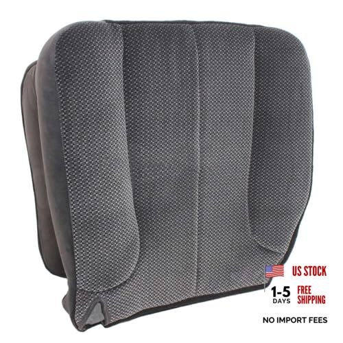 SecosAutoparts Driver Side Bottom Replacement Cloth Seat Cover Dark Gray