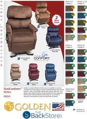 Golden Technologies MaxiComfort Comforter PR-535-PSA Small Lift Chair Recliner