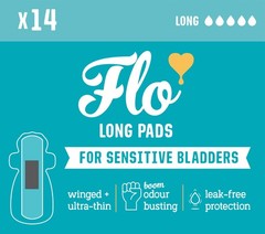 – Sensitive Bladder Long Pads (14 Pack) – Wrapped, Ultra-Thin – Absorbent, So…