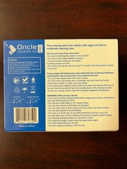Oricle PRO Hearing Aid for Adults w/ Charging Case – New/Sealed!