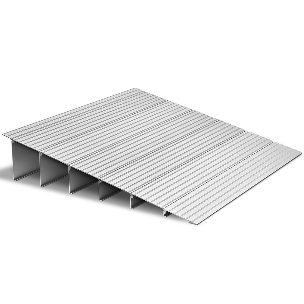 VEVOR Door Threshold Ramp 6 in Rise Threshold Ramp for Wheelchair Rated 800 lbs