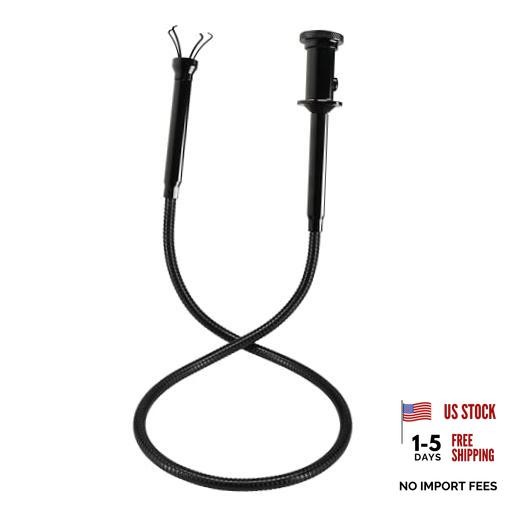 Flexible Claw Grabber Tool Claw Picker 24.4in, Bendable Hose Reacher Claw Black
