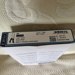 Jobst Relief Compression Stockings, Large Beige Knee High, 15-20 mmHg. NIB