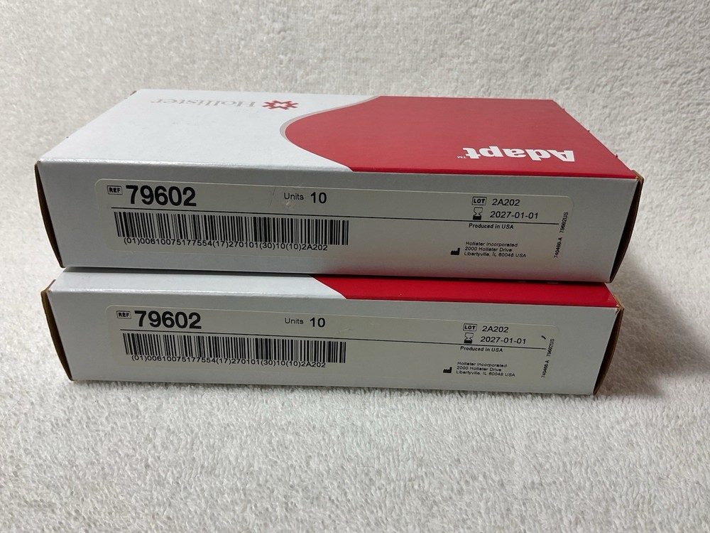 2 Boxes Hollister Adapt 79602 Convex Barrier Rings 1 3/16″ x 1 7/8″ Exp 1/2027
