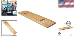 Transfer Board, Heavy-Duty Wood, 30 X 8 X 0.75 Inches, 440 Lb Capacity