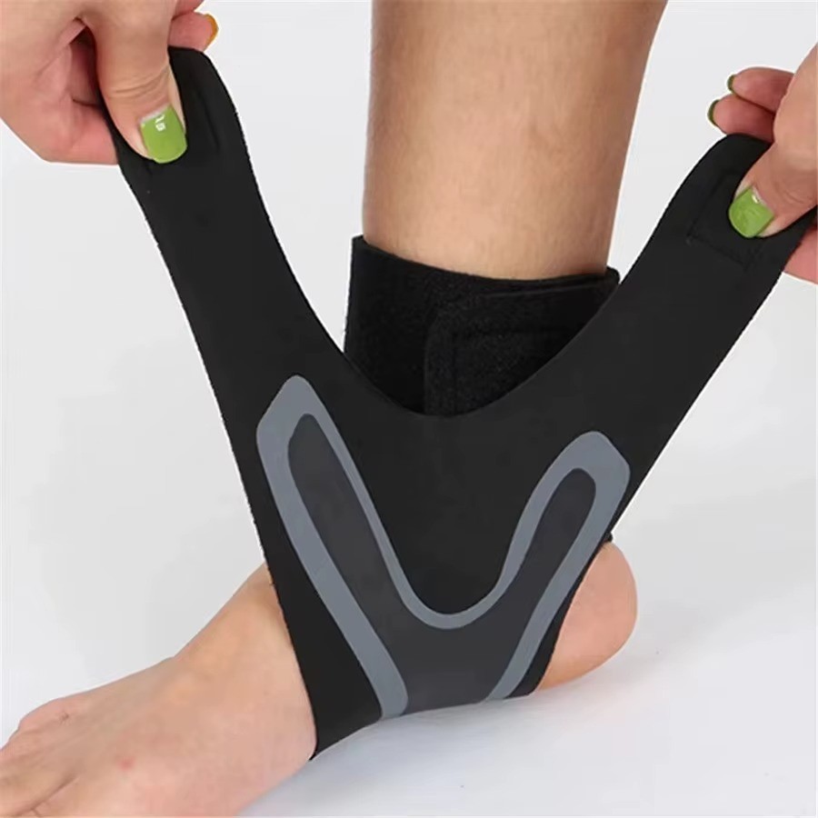 2PCS Adjustable Ankle Brace Compression Sleeve Support Fasciitis Pain Relief US