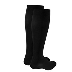 Truform Anti-Embolism Medical Compression Stockings Medium (1 Pair), Black