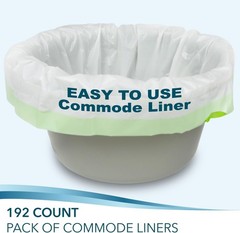 Disposable Bedside Commode Liners for Adult Portable Toilet Chair Seat Bucket…