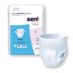 Seni Disposable Underwear Medium Moderate to Heavy 20 Ct