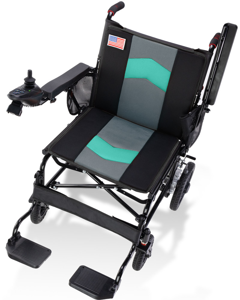 22″ Extra Wide Seat Electric Wheelchairs for Adults & Seniors, Support 330 lbs