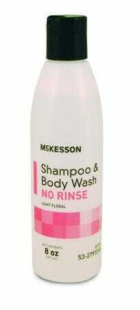 McKesson Rinse-Free Shampoo and Body Wash 8 oz. Light Floral Scent 1 Count