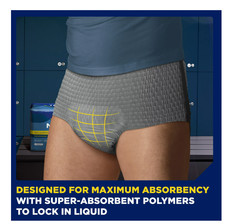 Maximum Absorbency Men Incontinence Underwear XXL 56 Count Adult Diapers