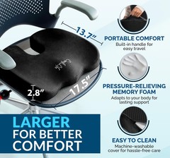 ComfiLife Premium Gel & Memory Foam Seat Cushion Doctor Recommended Office Chair