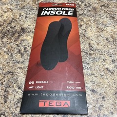 TEGA Carbon Fiber Insoles (1 Pair) (Women’s 11.5/Men’s 10.5)