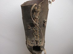 Vintage Adult Prosthetic Left Leg Made of Wood & Leather – Old Loggers Leg