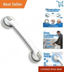 Suction Cup Grab Bar Plastic 16 Inch for Bathtub Shower Safety Handle