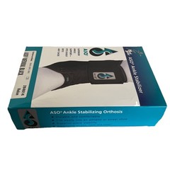 MedSpec ASO w/ Plastic Stays Ankle Stabilizer Black Medium 264014