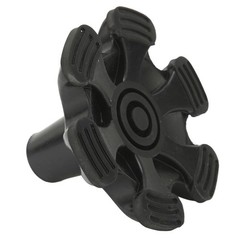 Cane Tips 6 Pillar Design Nonslip Rubber 19mm Crutch Tips with Walking for Stick