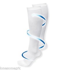 6 Pairs Womens Microfiber Blend Mild COMPRESSION 8-15 mmHg Mid/Over Calf Socks
