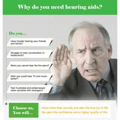 Mini Ear Hearing Aids Sound Voice Enhancer Amplifier Battery Power Left Right