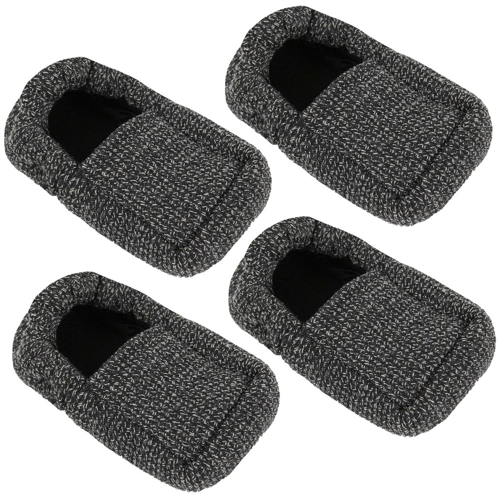 Heavy Duty Walker Ski Glide Covers 4 PCS – Padded Replacement Caps for Seniors,