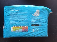 Amazon Basics Thick Maxi Menstrual Pads Size 2 with Wings Super Absorbency 29 Ct