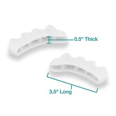 ZenToes Silicone Toe Separators Spacers Correct Hammertoe Alignment Straightener