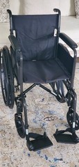 Drive Medical Folding Transport Wheelchair Full Arm Removable SwingAway Footrest